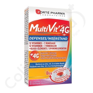 Forté Pharma MultiVit' 4G Défenses - 30 comprimés