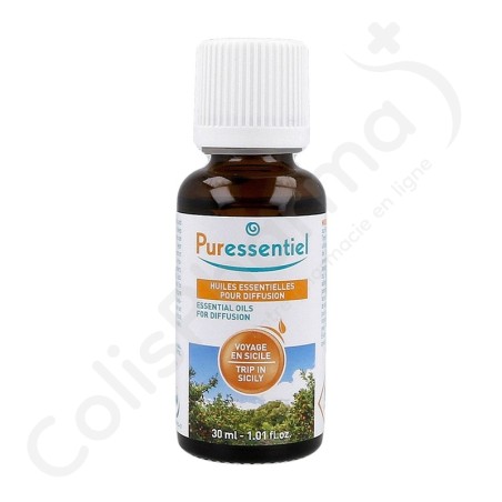 Puressentiel Diffusion Essentiele Olien Reis Naar Sicilie - 30 ml