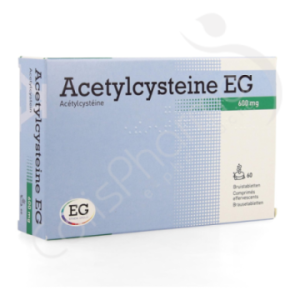 Acetylcysteine EG 600 mg - 60 comprimés effervescents