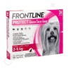 Frontline Protect Spot-On Oplossing Honden XS 2-5 kg - 3 pipettes van 0,5 ml