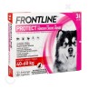 Frontline Protect Solution Pour Spot-On Chiens XL 40-60 kg - 3 pipettes de 6 ml