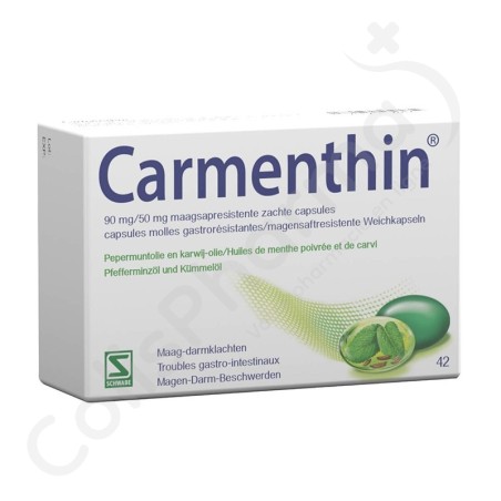 Carmenthin 90 mg/50 mg - 42 capsules