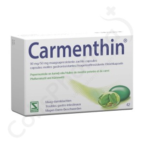 Carmenthin 90 mg/50 mg - 42 capsules