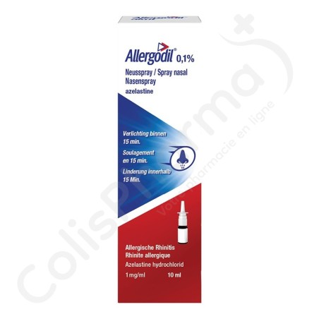 Allergodil 0,1% - Neusspray 10 ml Allergodil 0,1% - Neusspray 10 ml