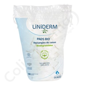 Gilbert Pads Bio Coton 8x10cm - 180 stuks