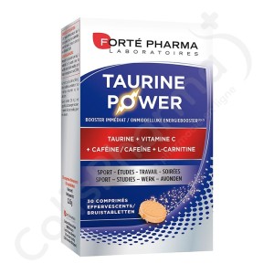 Forté Pharma Energie Taurine Power - 30 comprimés effervescents