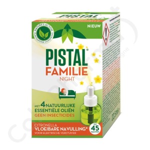 Pistal Famille Citronelle - 1 recharge pour diffuseur électrique