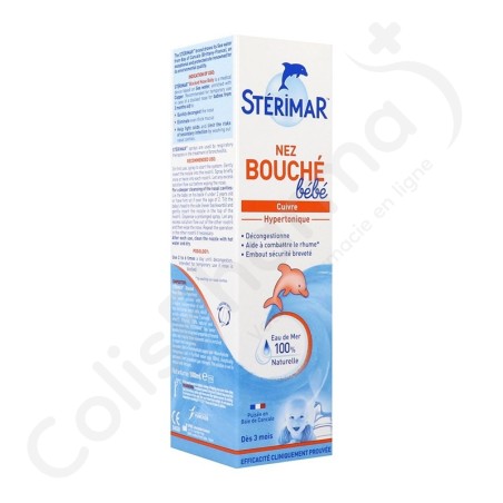 Stérimar Baby Hypertone Neusspray Zeewater - Neusspray 100 ml Stérimar Baby Hypertone Neusspray Zeewater - Neusspray 100 ml