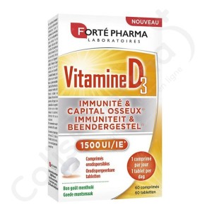 Vitamine D3 1500 UI - 60 tabletten