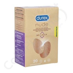 Durex Nude No Latex - 20 préservatifs