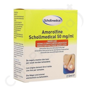 Scholl Medical Amorolfine 50 mg/ml - Nagellak 2,5 ml