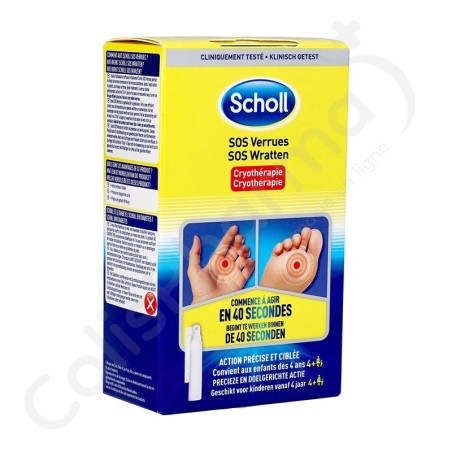 Scholl Pharma SOS Verrues - 80 ml + 16 applicateurs