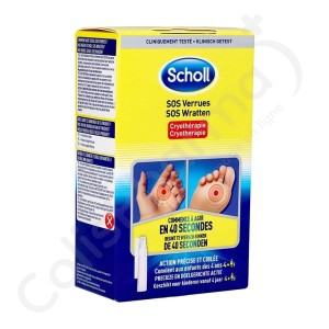 Scholl Pharma SOS Verrues - 80 ml + 16 applicateurs