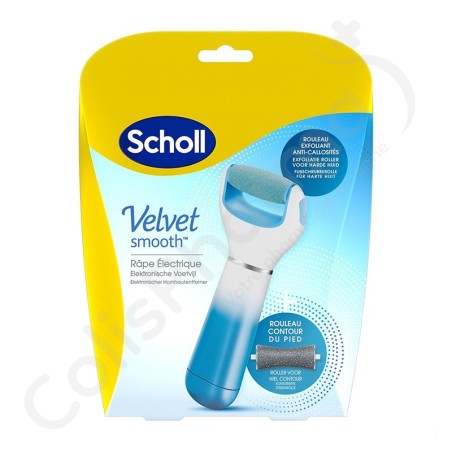 Scholl Velvet Smooth - Electrische voetvijl + Schrubben van droge huid