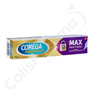Corega Power Max Hold+Block - Tube 70 g