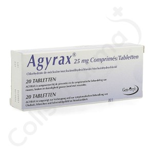 Agyrax 25 mg - 20 tabletten
