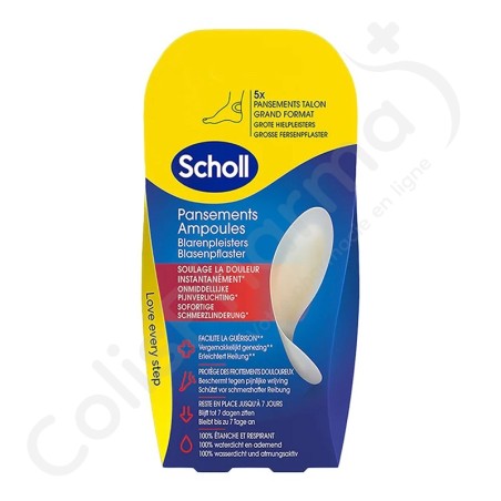 Scholl Blarenpleister Grote Hielpleisters - 5 stuks