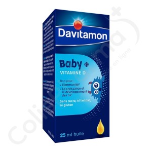 Davitamon Baby+ Vitamine D - Huile 25 ml
