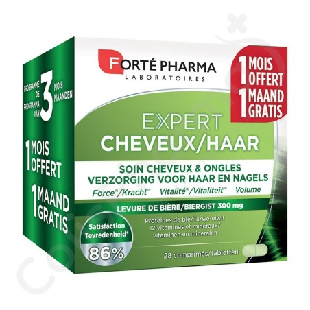 Forté Pharma Expert Cheveux - 84 comprimés