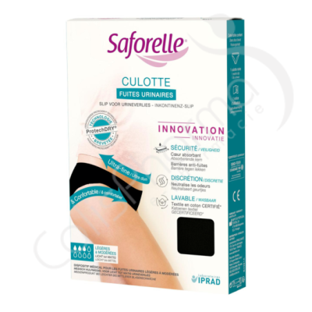 Saforelle Culotte pour fuites urinaires - Taille 46 - 1 culotte