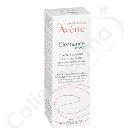 Avène Cleanance Hydra Crème apaisante - 40 ml Avène Cleanance Hydra Crème apaisante - 40 ml