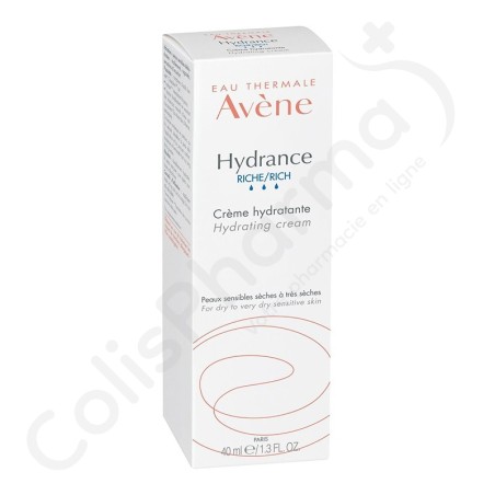 Avène Hydrance Riche - Crème hydratante - 40 ml