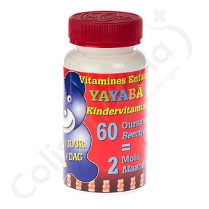 Yayabar Multivitamines Enfants - 60 oursons bonbons