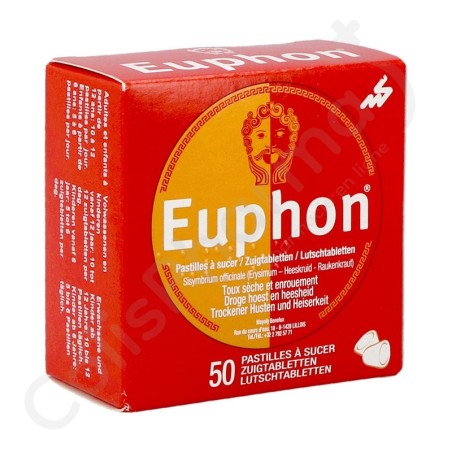 Euphon 10 mg - 50 pastilles à sucer