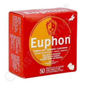 Euphon 10 mg - 50 pastilles à sucer