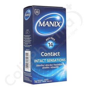 Manix Contact Intact Sensations - 14 préservatifs ultra-fins