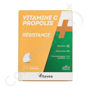 Nutrisanté Vitamine C + Propolis - 24 comprimés à croquer