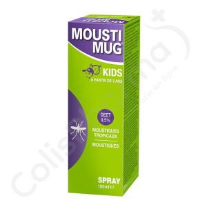 Moustimug Spray 9,5% DEET - 100 ml
