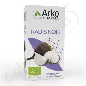 Arkogélules Radis Noir Bio - 40 gélules
