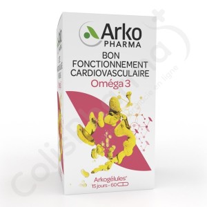 Arkogélules Omega 3 - 60 gélules