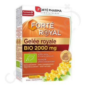 Forté Pharma Gelée Royale Bio 2000 mg - 20 ampoules