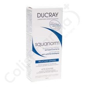 Ducray Squanorm Shampooing Traitant Antipelliculaire Pellicules Grasses - 200 ml