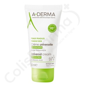 A-Derma Indispensables Universele Crème - 50 ml