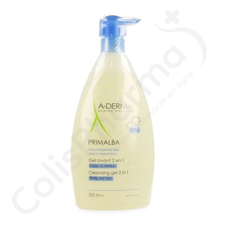 A-Derma Primalba Gel lavant bébé 2 en 1 - 500 ml A-Derma Primalba Gel lavant bébé 2 en 1 - 500 ml