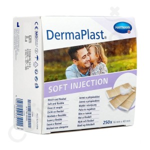 DermaPlast Soft Injection Pansement pour Injection - 250 pansements