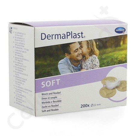 DermaPlast Soft Injection Ronde Pleisters - 200 verbanden DermaPlast Soft Injection Ronde Pleisters - 200 verbanden
