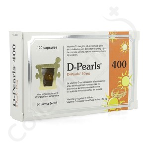 D-Pearls 400 - 120 capsules