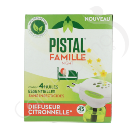 Pistal Familie Citronella - 1 elektrische verstuiver