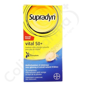 Supradyn Vital 50+ - 30 comprimés effervescents