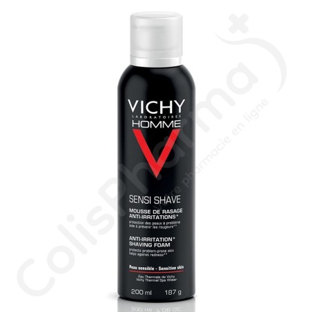 Vichy Homme Mousse à Raser Anti-Irritations - 200 ml