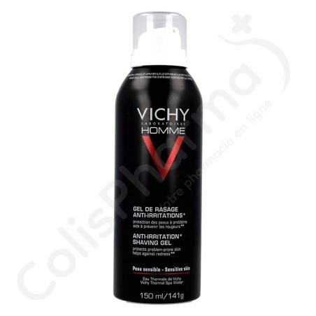 Vichy Homme Gel de Rasage Anti-Irritations - 150 ml Vichy Homme Gel de Rasage Anti-Irritations - 150 ml