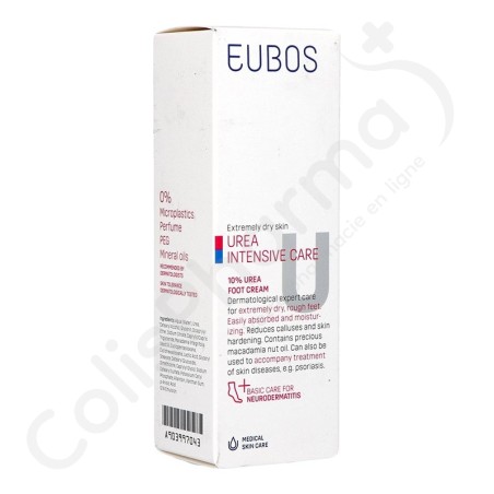 Eubos Urea 10% Crème pieds pour peau très sèche - 100 ml