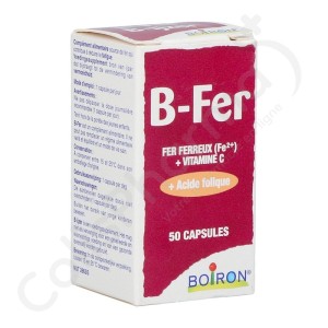 B-Fer Nutridoses - 50 capsules