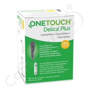 OneTouch Delica Plus - 100 lancetten