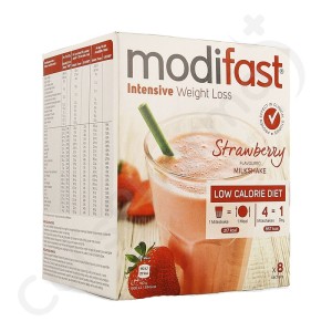 Modifast Milkshake Fraise - 8 sachets de 55 g