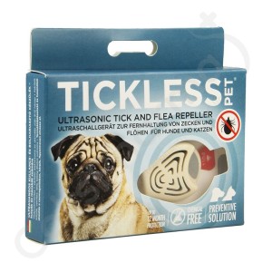 Tickless Pet Beige - 1 répulsif anti-parasite à ultrason